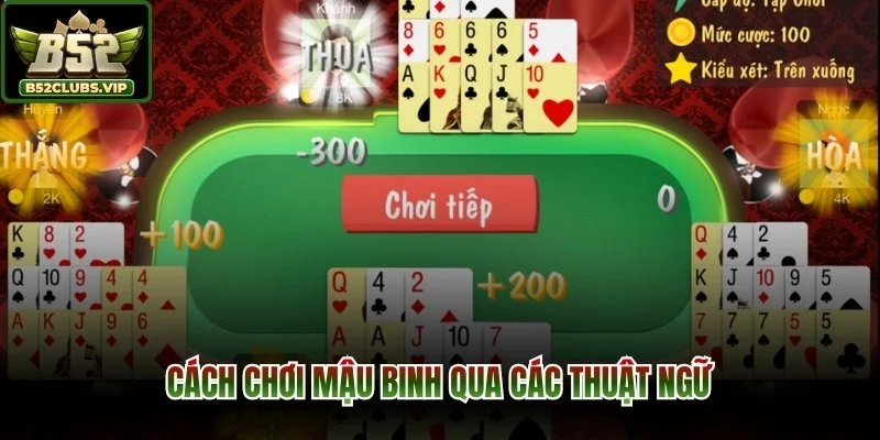 Cách chơi mậu binh qua các thuật ngữ