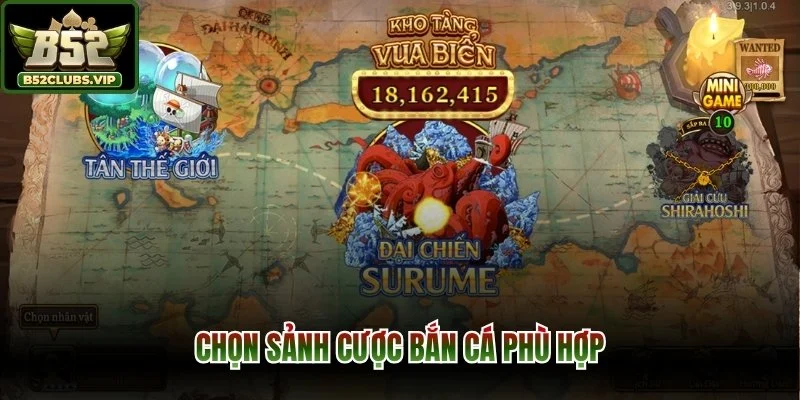 Chọn sảnh cược phù hợp